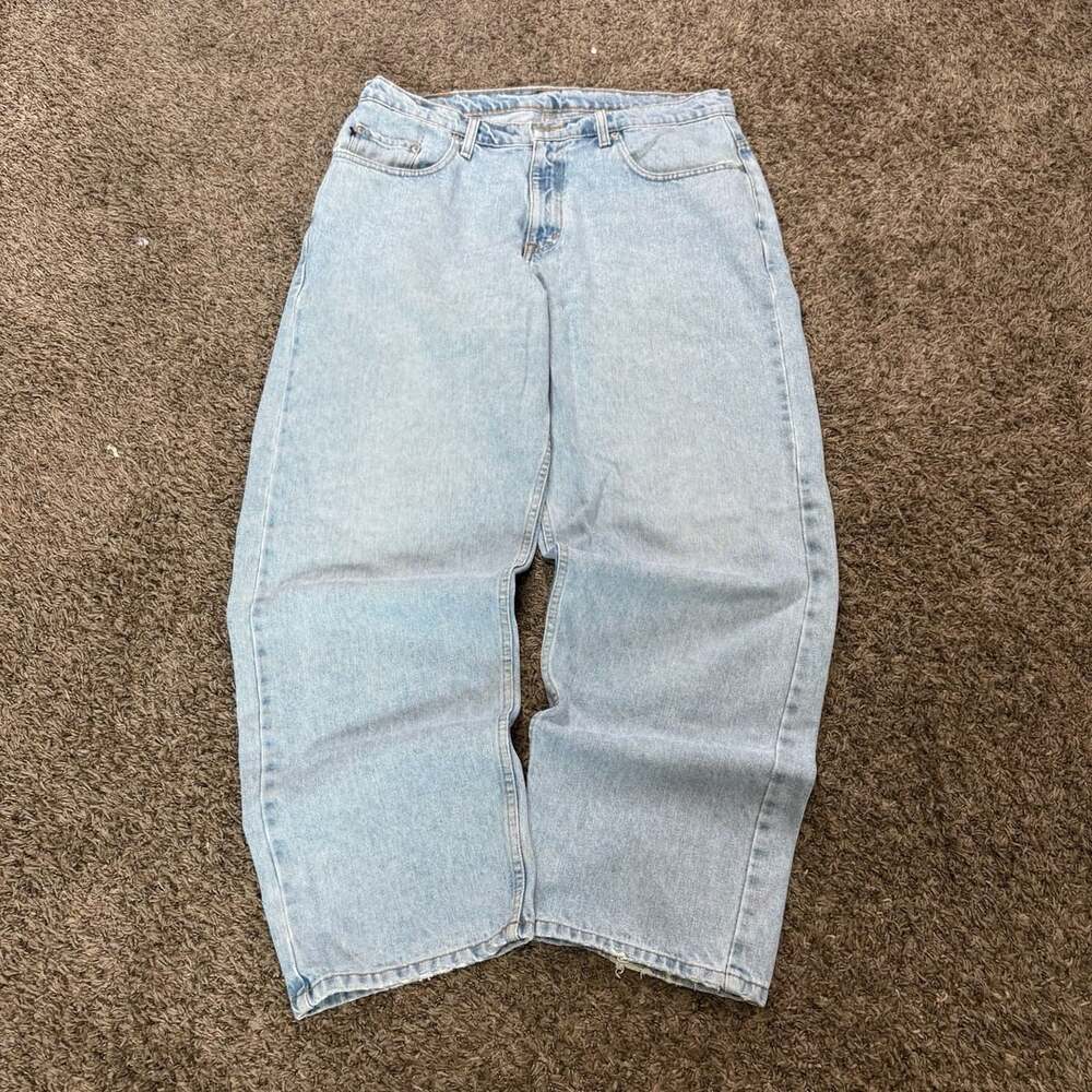 Baggy Polo Jeans Co Ralph Lauren Loose Jeans Size L Light Blue